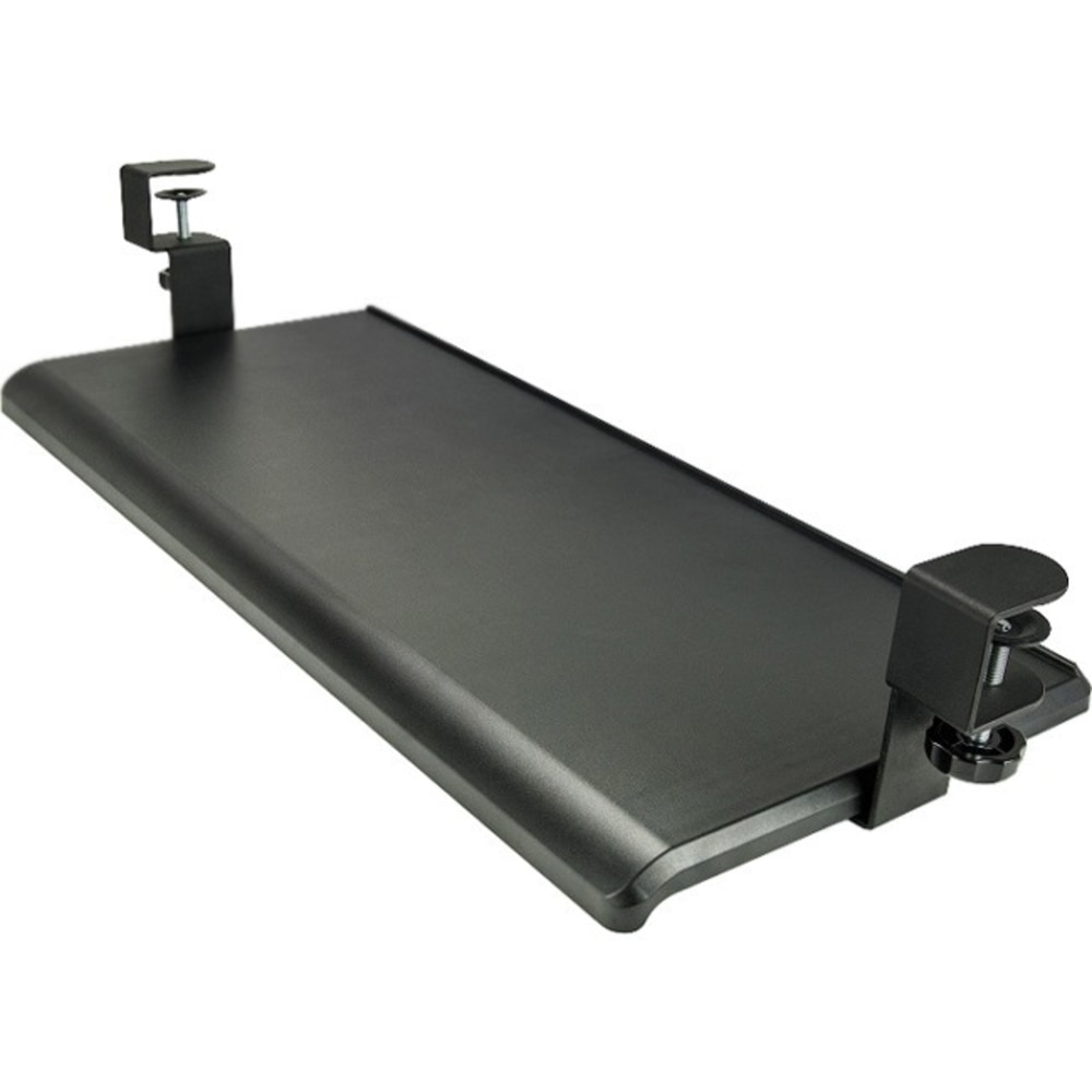 Ergoguys AIDATA EXTRA WIDE DESK CLAMP KEYBOARD TRAY, 2inH x 13inW, Black MPN:KB-1010