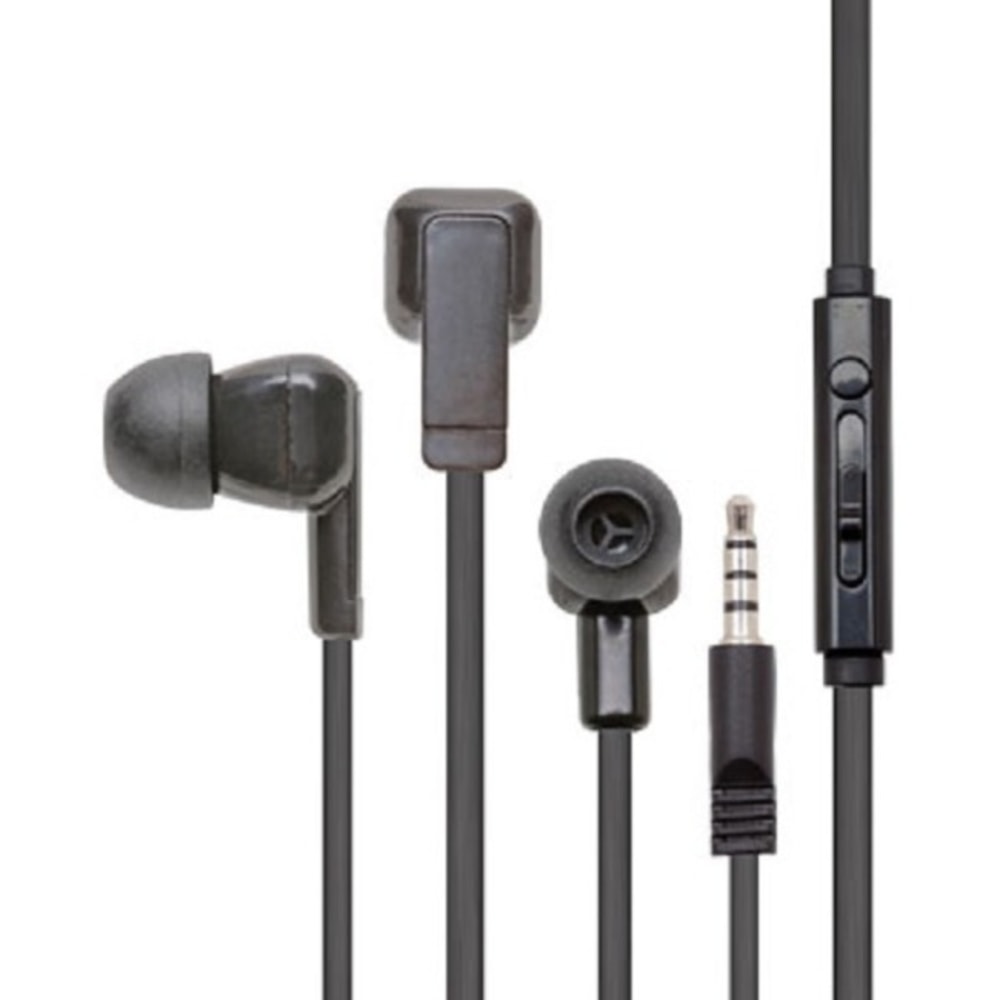 Califone Earbuds With Mic And To Go Plug - Stereo - Mini-phone (3.5mm) - Wired - 16 Ohm - 12 Hz - 22 kHz - E3T MPN:E-3T