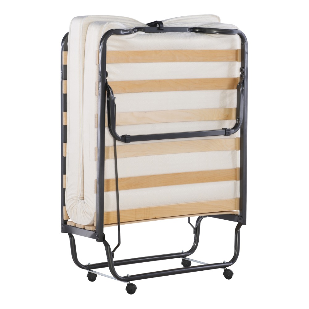 Linon Luxor Folding Bed With Memory Foam, 16-1/4inH x 31-1/2inW x 78-4/5inD, Beige MPN:352STD-01-AS-UPS