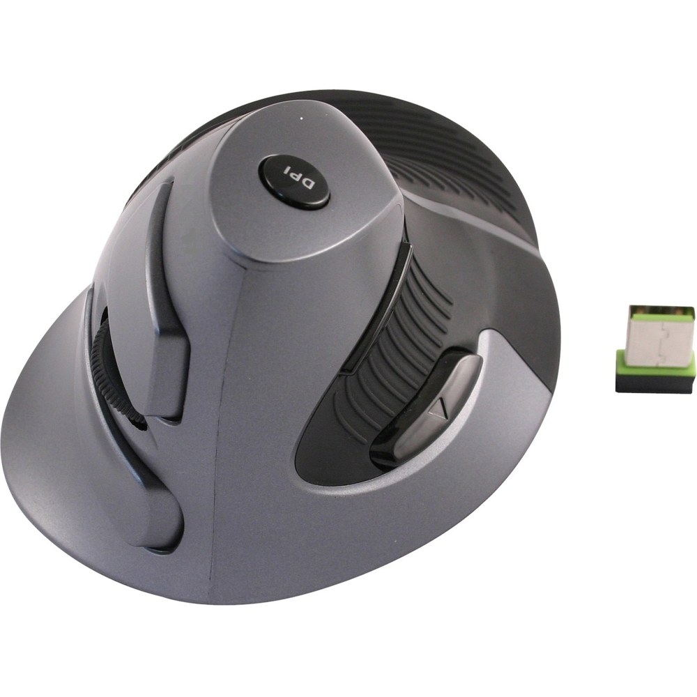 Ergoguys Clearly Superior Technologies CST3645A - Vertical mouse - ergonomic - optical - 5 buttons - wireless - 2.4 GHz - USB wireless receiver MPN:CST3645A