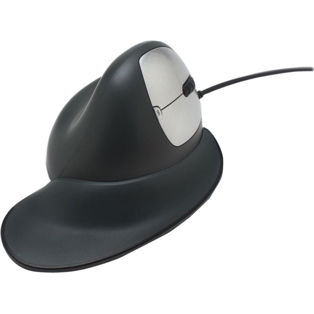 Goldtouch Ergonomic Wired Semi Vertical Mouse Right Handed Medium - Cable - Black - USB - 2500 dpi - Scroll Wheel - 2 Button(s) - Right-handed - 1 MPN:KOV-GSV-RM