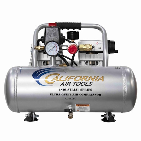 Ultra Quiet Oil-Free Industrial 2 gal 1-HP w/ Al Tank MPN:2010ALFC