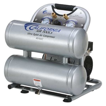 Quiet 1 HP 4.6 Gal Aluminum Compressor MPN:4610AC