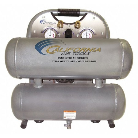 Ultra Quiet Oil-Free Industrial 4.6 gal 1-HP w/Al Tank MPN:4610ALFC