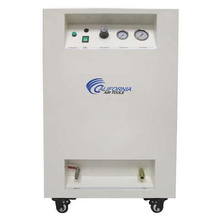 Ultra Quiet Oil-Free 8 gal 1-HP Auto Drn in SPC MPN:8010SPCAD