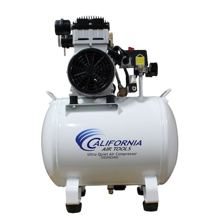 Ultra Quiet Oil-Free Hrzntl Air Compressor, 10Gal, 2HP MPN:CAT-10020CHAD