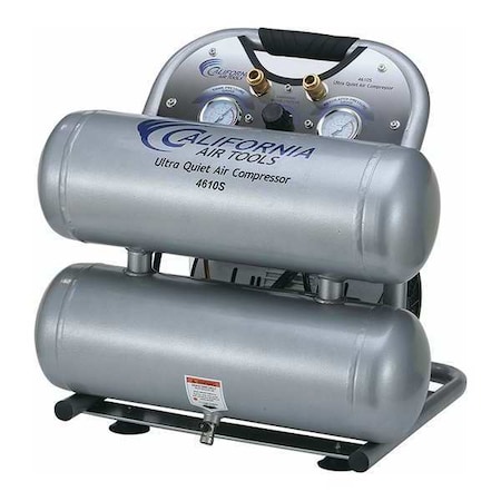 Ultra Quiet Oil-Free Air Compressor 4.6 gal 1-HP Only 60dB MPN:CAT-4610S