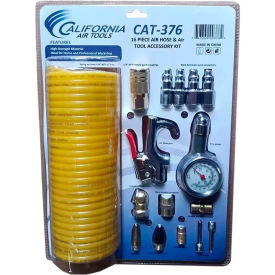 California Air Tools 16 Piece Air Hose & Air Tool Accessory Kit CAT-376