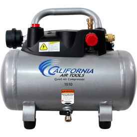 California Air Tools Quiet Air Compressor Horizontal 1.5 Gallon Capacity 2.2 CFM 1 HP CAT-1510