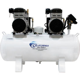 California Air Tools 20040DSMADC SMART Ultra Quiet & Oil-Free 4 HP 20 Gal Tank Air Compressor CAT-20040DSMADC
