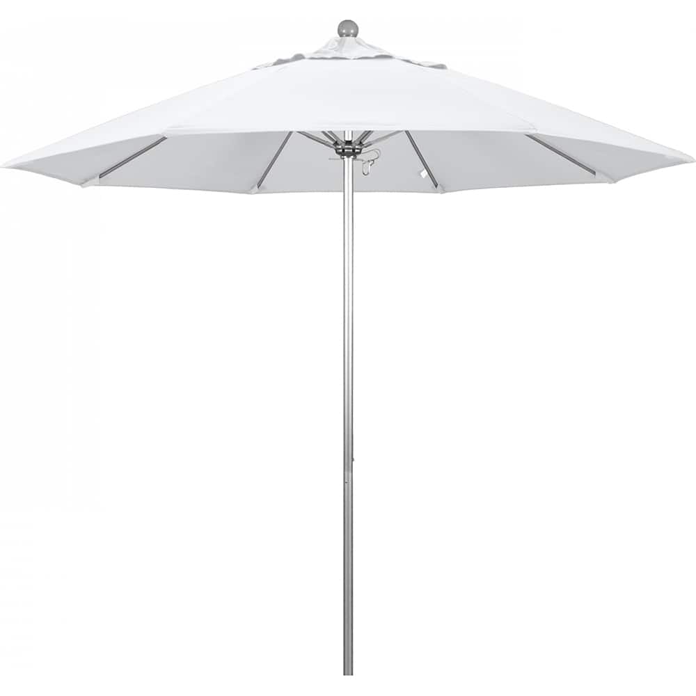 Patio Umbrellas, Fabric Color: White , Base Included: No , Fade Resistant: Yes , Diameter (Feet): 9 , Canopy Fabric: Solution Dyed Polyester  MPN:194061358009