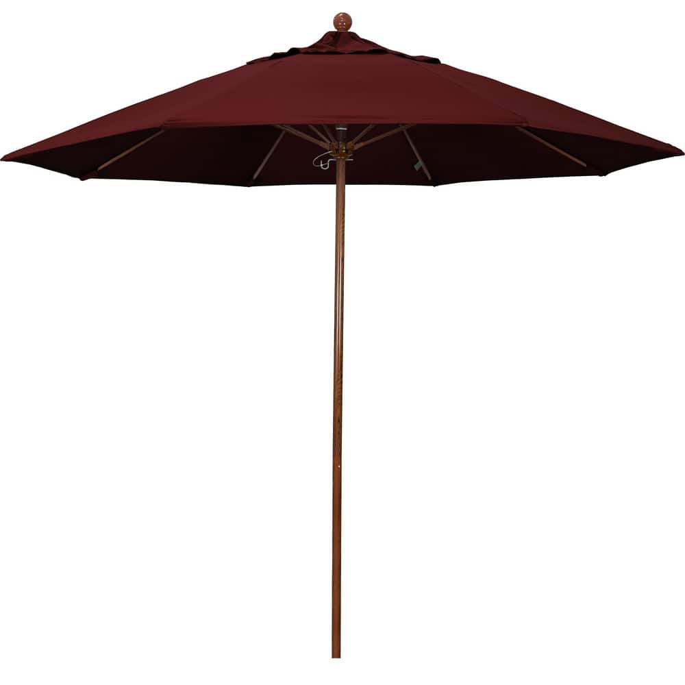 Patio Umbrellas, Fabric Color: Burgundy , Base Included: No , Fade Resistant: Yes , Diameter (Feet): 9 MPN:194061627495 Patio Umbrellas, Fabric Color: Burgundy , Base Included: No , Fade Resistant: Yes , Diameter (Feet): 9 MPN:194061627495