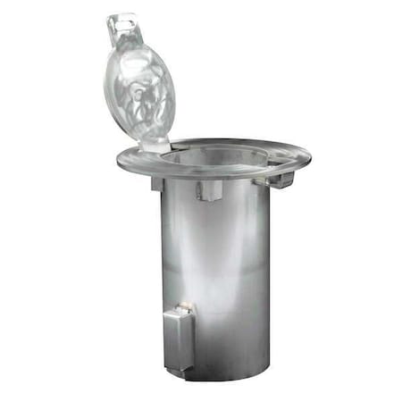 Bollard Embedment Sleeve, SS, 8 In. Dia. MPN:ESR080
