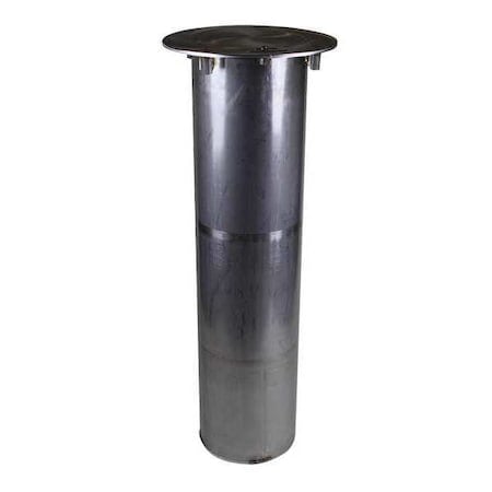 Bollard Embedment Sleeve, Slide On, 55 lb. MPN:PDT8080R-SLV