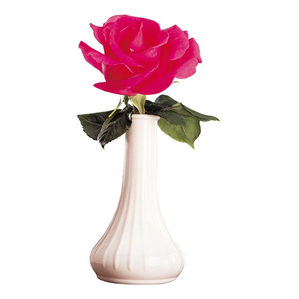 Cambro Camwear Bud Vases, 6-1/16in x 3-1/2in, White, Pack Of 12 Vases MPN:BV6CW148