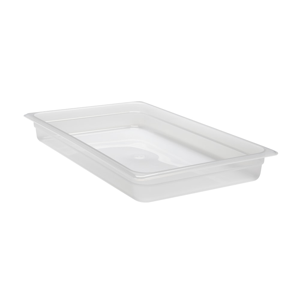 Cambro Translucent GN 1/1 Food Pans, 2-1/2inH x 12-3/4inW x 20-7/8inD, Pack Of 6 Containers MPN:12PP190