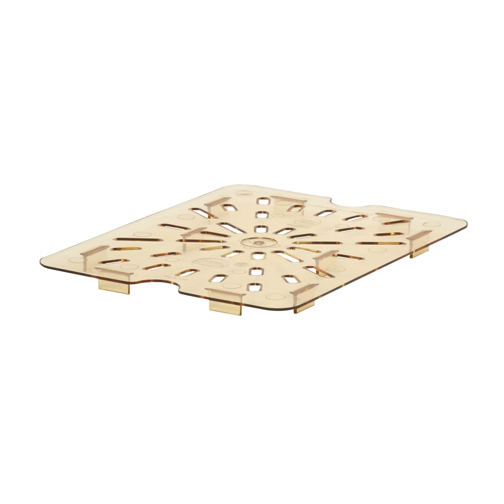 Cambro H-Pan High-Heat Drain Shelves For GN 1/2 Food Pans, Amber, Pack Of 6 Shelves MPN:20HPD150