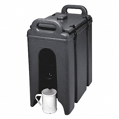 Beverage Container 16 1/2x 9x 18 Black MPN:EA250LCD110