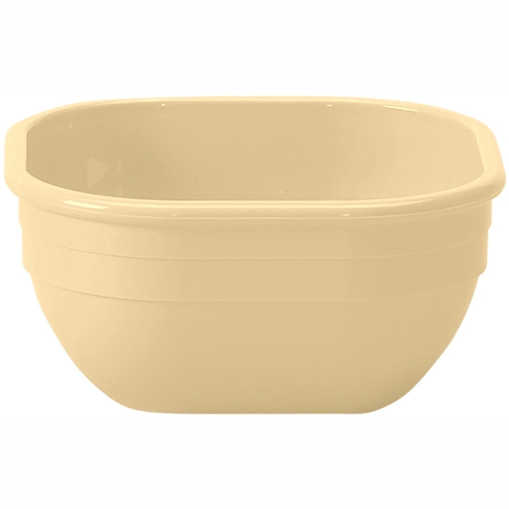 Cambro Camwear Dinnerware Bowls, Square, Beige, Pack Of 48 Bowls MPN:10CW133