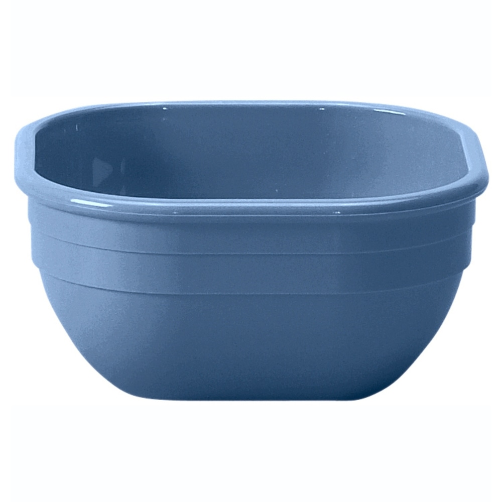 Cambro Camwear Dinnerware Bowls, Square, Slate Blue, Pack Of 48 Bowls MPN:10CW401
