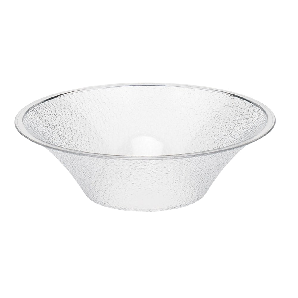 Cambro Camwear Bell-Shaped Pebbled Bowls, 12in, Clear, Set Of 4 Bowls MPN:BSB12176