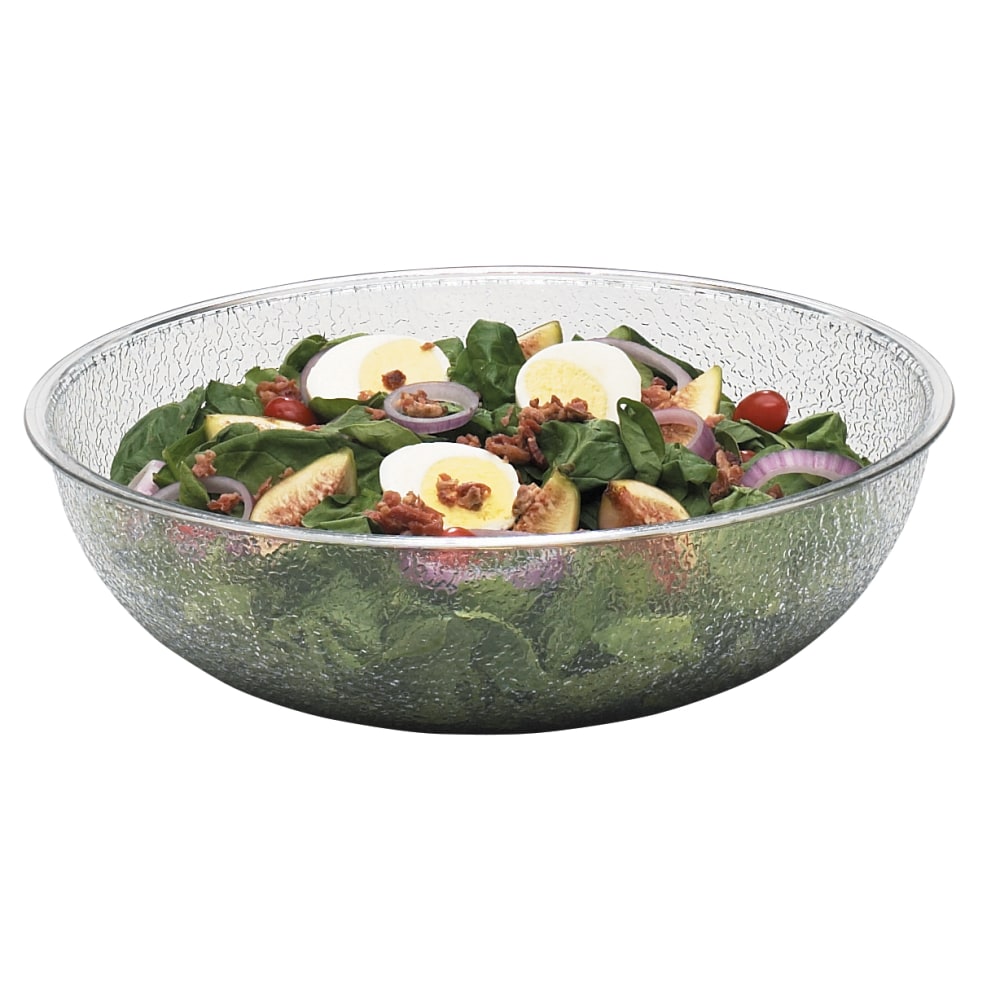 Cambro Camwear Round Pebbled Bowls, 6in, Clear, Set Of 12 Bowls MPN:CAMPSB12176