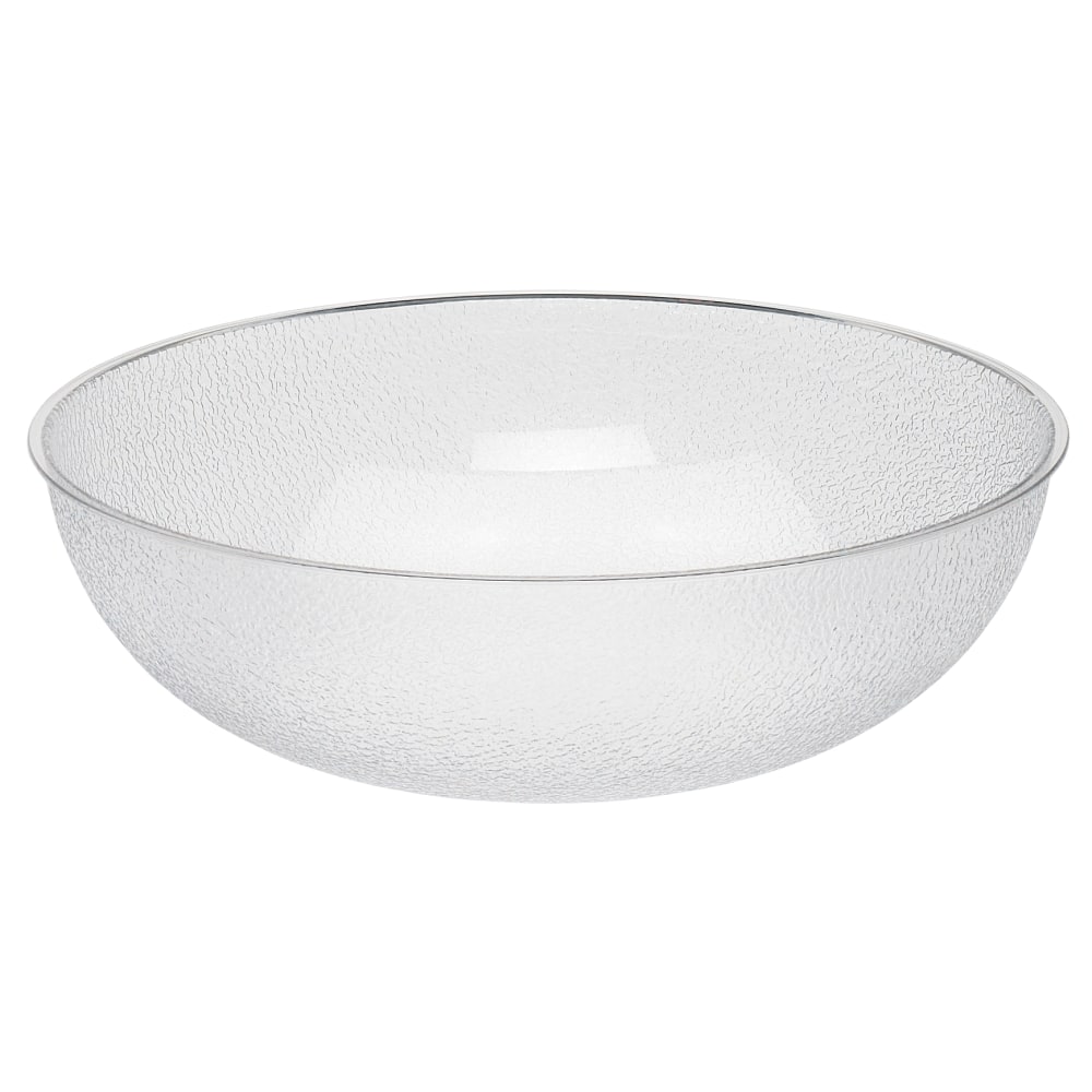 Cambro Camwear Round Pebbled Bowls, 18in, Clear, Set Of 4 Bowls MPN:CAMPSB18176