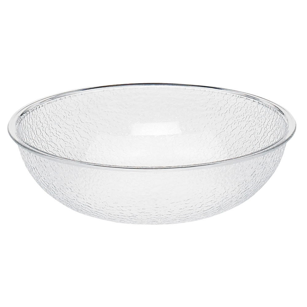 Cambro Camwear Round Pebbled Bowls, 10in, Clear, Set Of 12 Bowls MPN:PSB10176