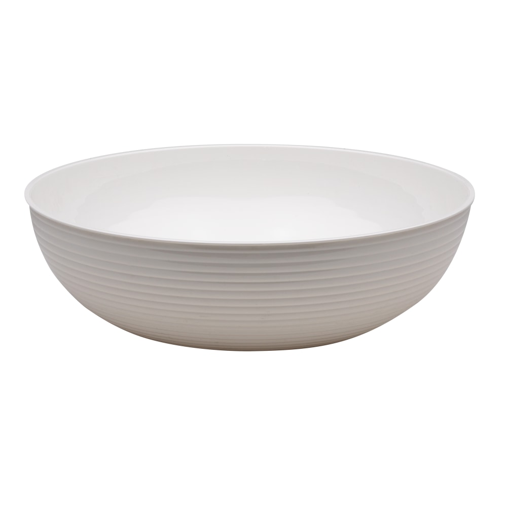 Cambro Camwear Round Ribbed Bowls, 10in, White, Set Of 12 Bowls MPN:RSB10CW148