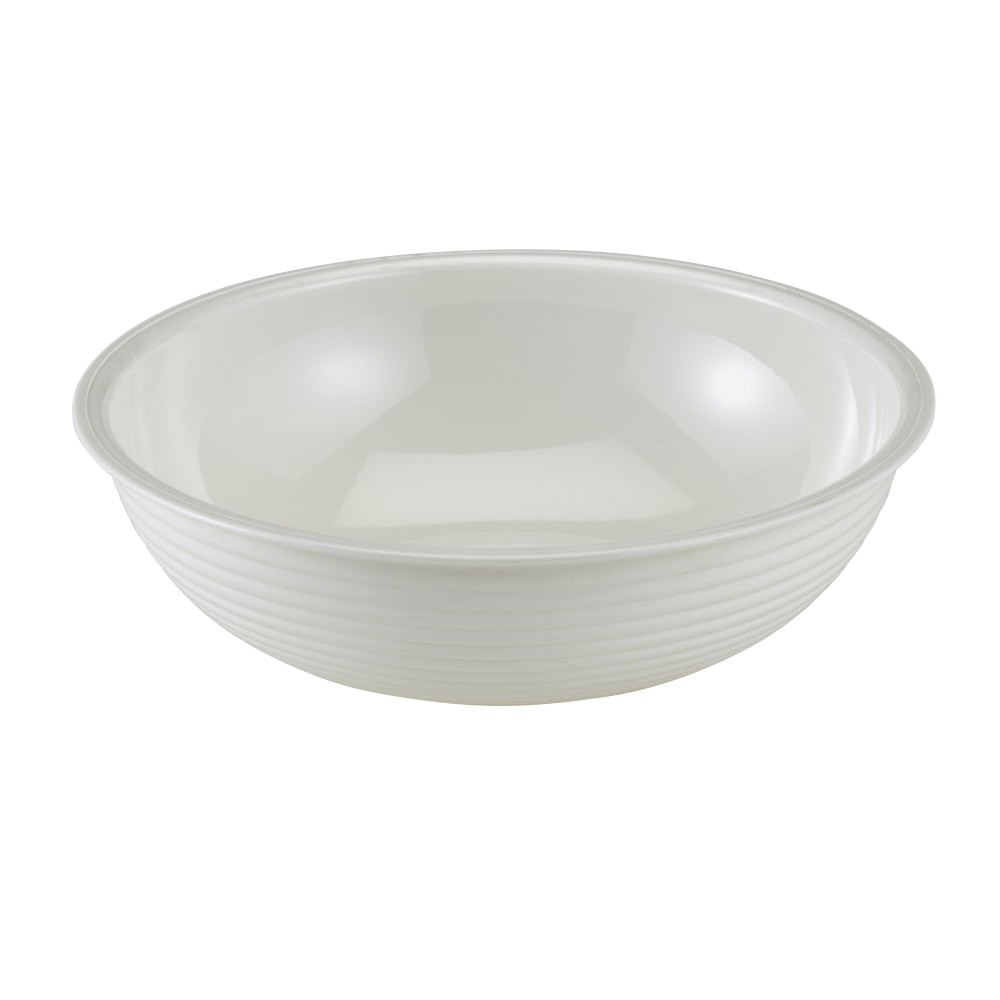 Cambro Camwear Round Ribbed Bowls, 8in, White, Set Of 12 Bowls MPN:RSB8CW148
