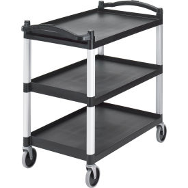 Cambro BC340KD110 - Service Cart Three Shelves Black BC340KD110 BC340KD110