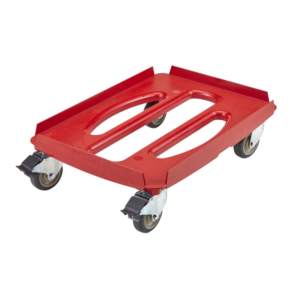 Cambro Cam GoBox Camdolly ABS Small Compact Dolly, 7-5/16inH x 17-7/16inW x 24-15/16inD, Red MPN:CDC300358