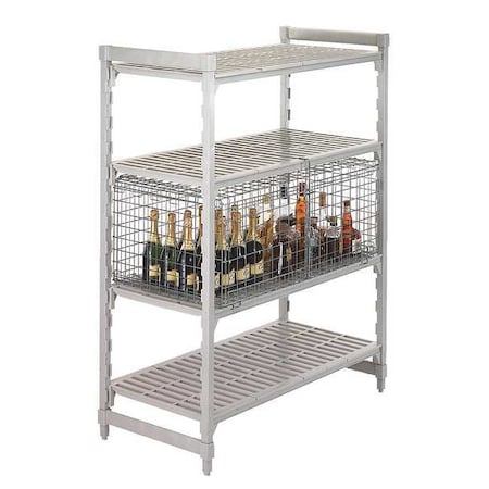 Security Cage, 18x42-1/2x25-1/4 in., Gray MPN:EACSSC244818000