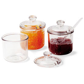 Cambro CJ80CW135 - Condiment Jar With Cover Clear CJ80CW135 - Pkg Qty 24