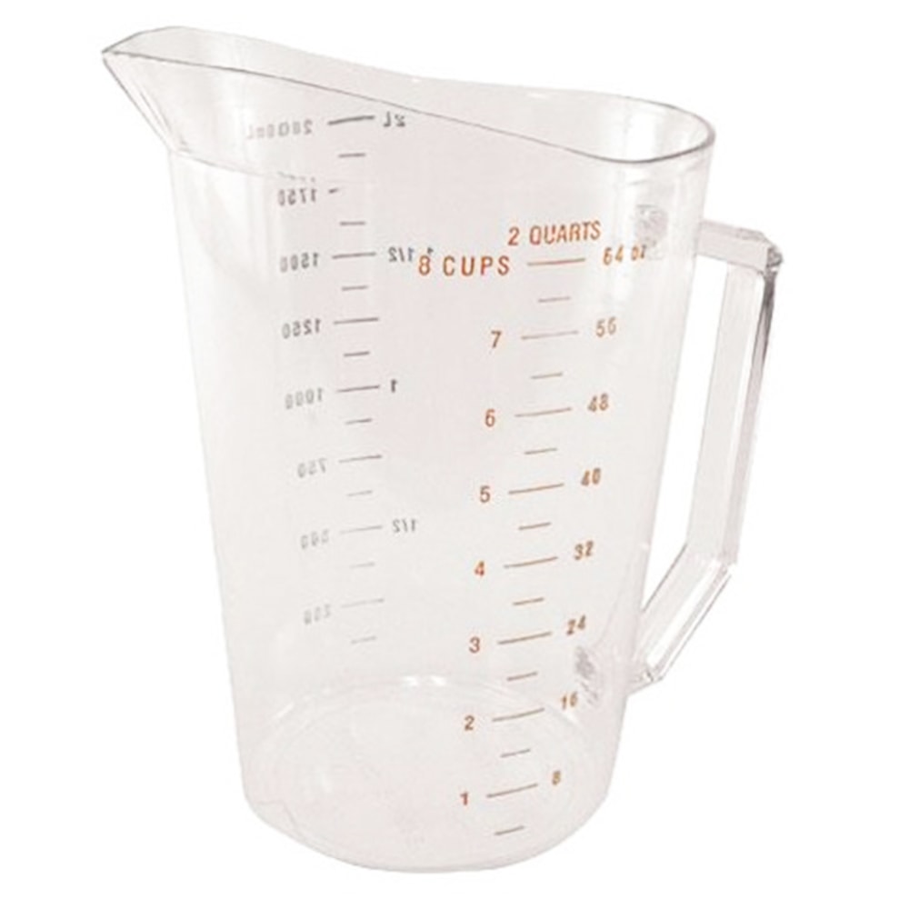 Cambro Camwear Measuring Cup, 2 Quart, Clear MPN:200MCCW135