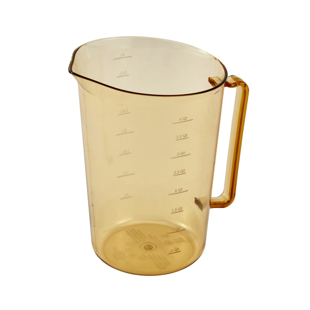 Cambro High-Heat Measuring Cup, 128 Oz, Amber MPN:400MCH150