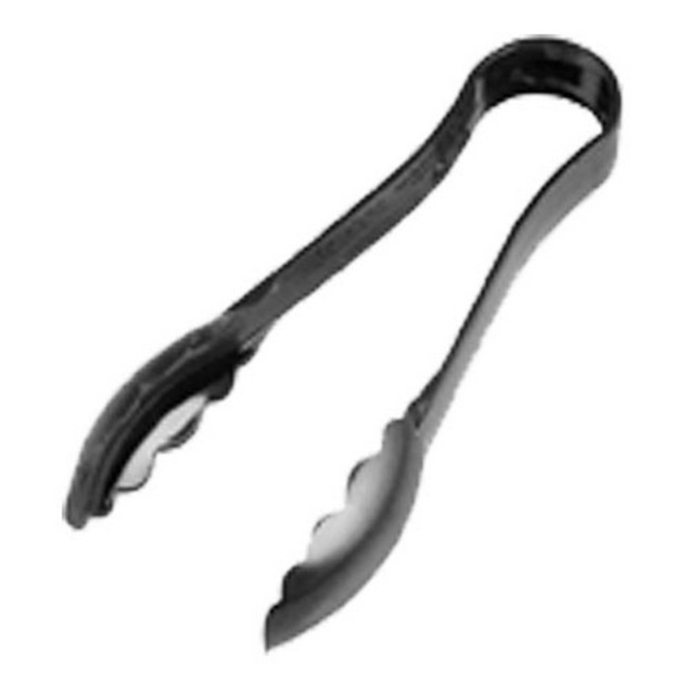 Cambro Camwear Scallop-Grip Tongs, 6in, Black MPN:6TGS110