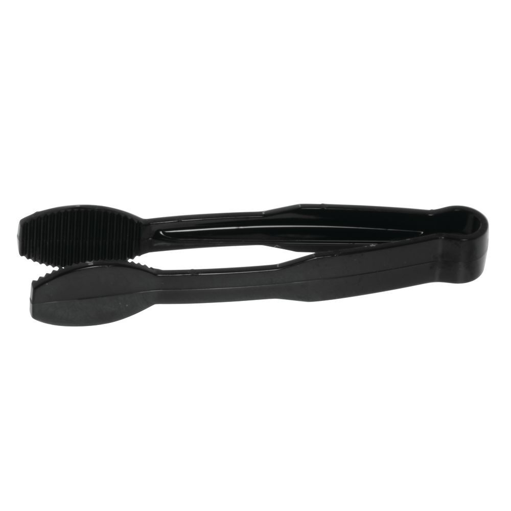 Cambro Plastic Tongs, Flat Grip, 6in, Black, Pack Of 12 Tongs MPN:IGTG6110