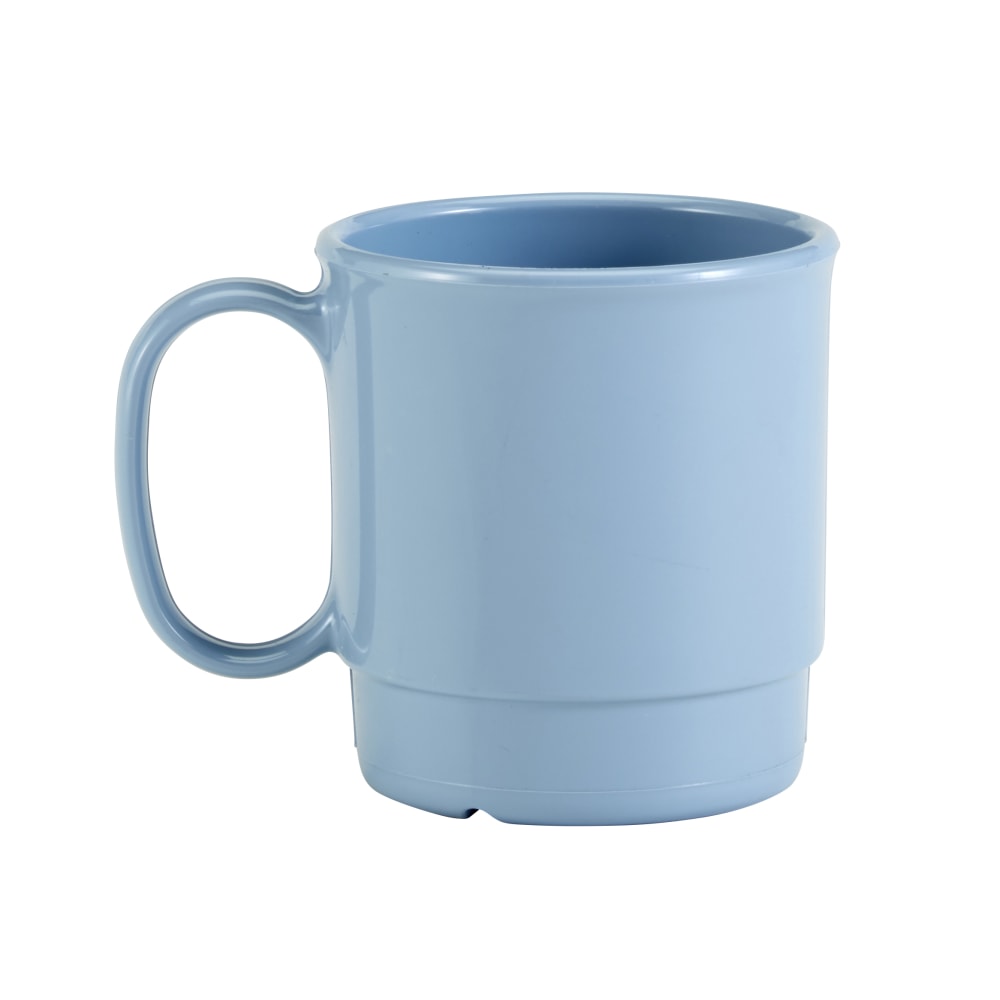 Cambro Camwear Dinnerware Mugs, 7.5 Oz, Slate Blue, Pack Of 48 Mugs MPN:75CW401