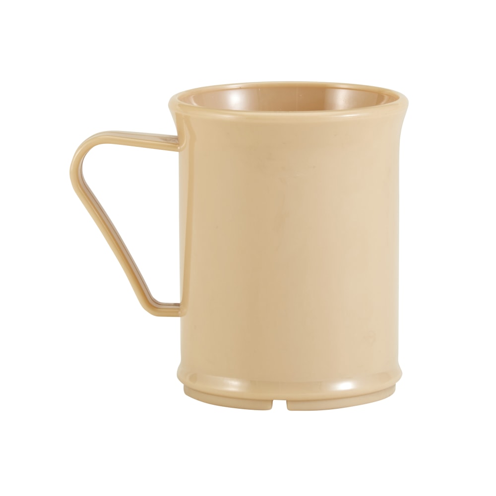 Cambro Camwear Dinnerware Mugs, 9.6 Oz, Beige, Set Of 48 Mugs MPN:96CW133
