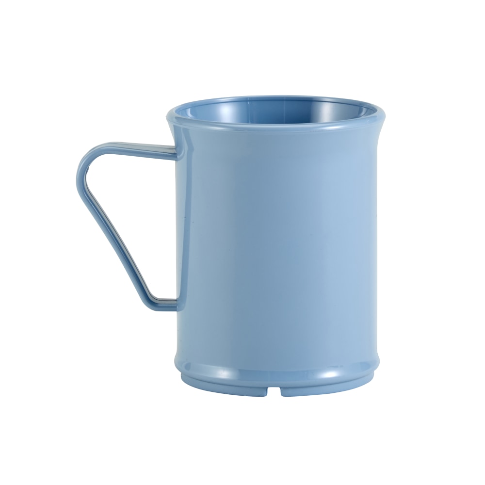 Cambro Camwear Dinnerware Mugs, 9.6 Oz, Slate Blue, Set Of 48 Mugs MPN:96CW401