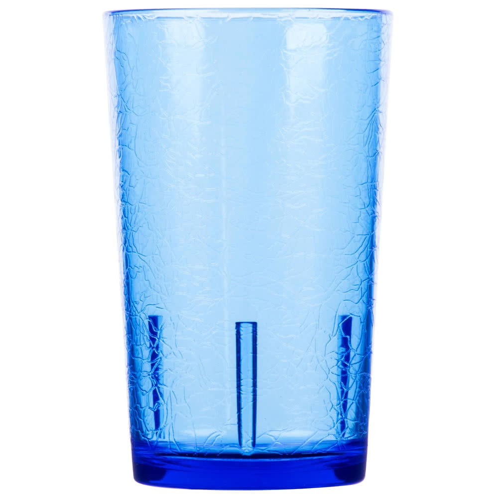 Cambro Del Mar Styrene Tumblers, 12 Oz, Sapphire Blue, Pack Of 36 Tumblers MPN:D12608