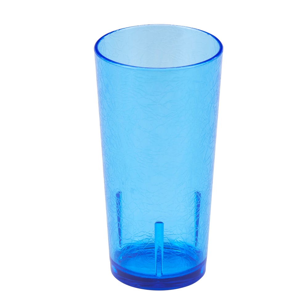 Cambro Del Mar Styrene Tumblers, 16 Oz, Sapphire Blue, Pack Of 36 Tumblers MPN:D16608