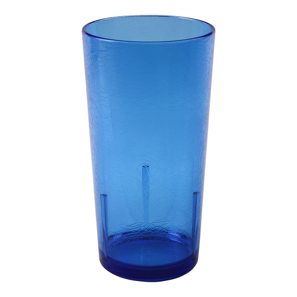 Cambro Del Mar Styrene Tumblers, 24 Oz, Sapphire Blue, Pack Of 36 Tumblers MPN:D24608