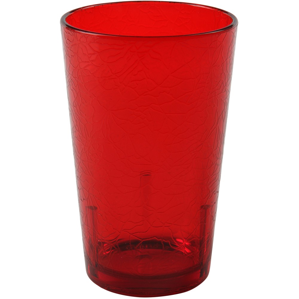 Cambro Del Mar Styrene Tumblers, 8 Oz, Ruby Red, Pack Of 36 Tumblers MPN:D8156