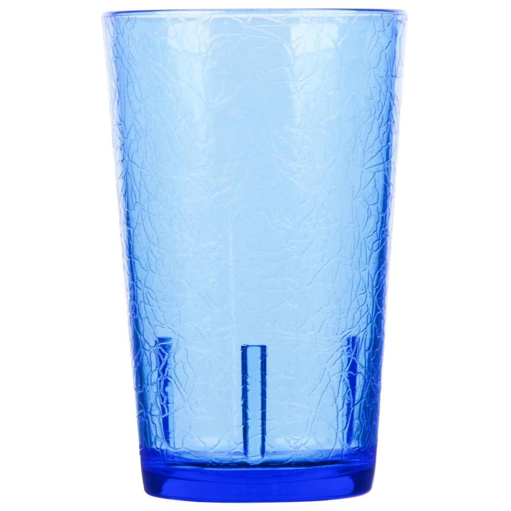 Cambro Del Mar Styrene Tumblers, 8 Oz, Sapphire Blue, Pack Of 36 Tumblers MPN:D8608