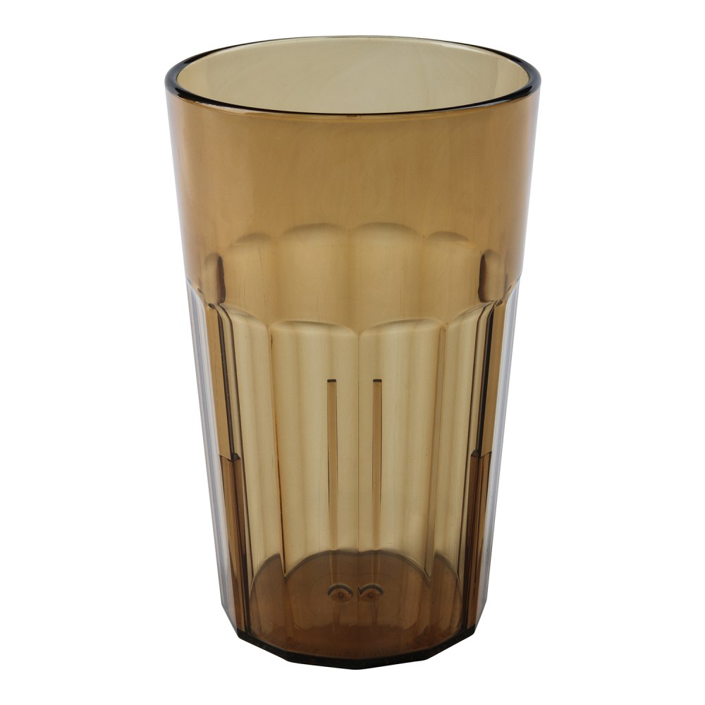 Cambro Newport Styrene Tumblers, 14 Oz, Amber, Pack Of 36 Tumblers MPN:NT14153