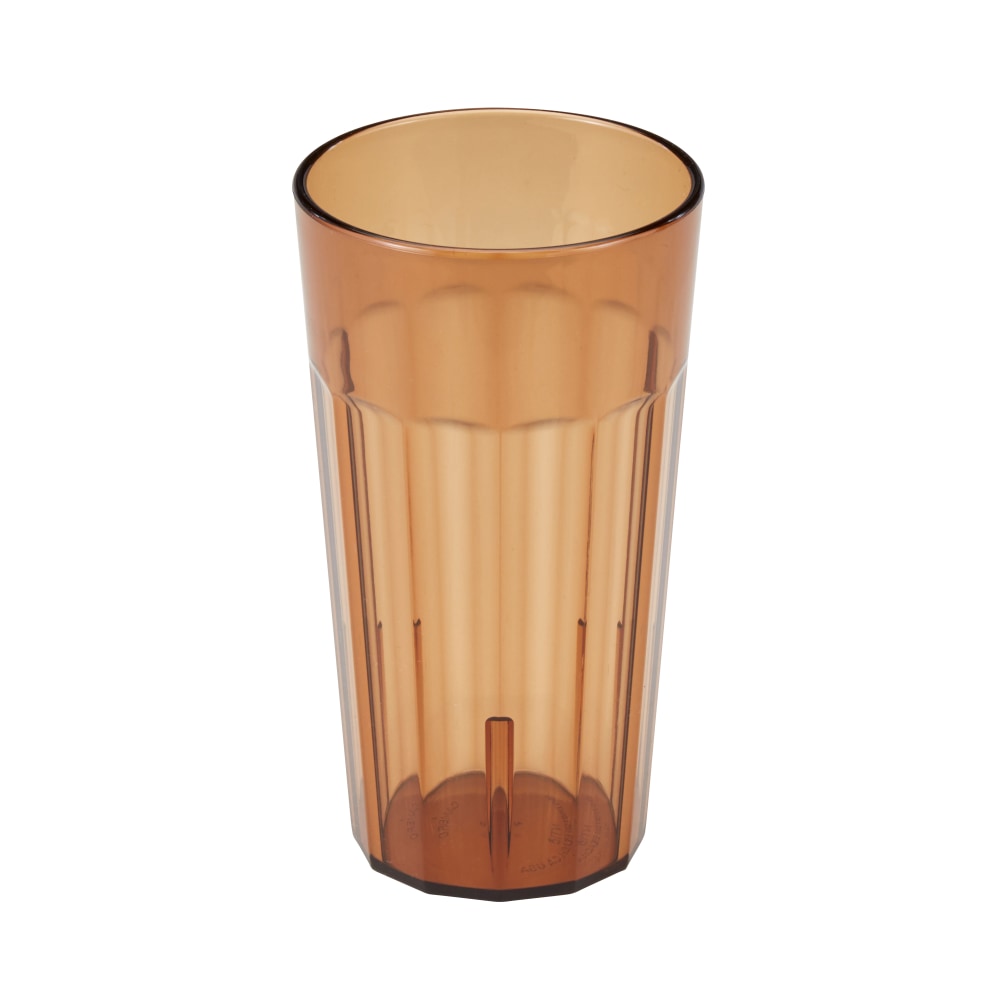 Cambro Newport Styrene Tumblers, 22 Oz, Amber, Pack Of 36 Tumblers MPN:NT20153