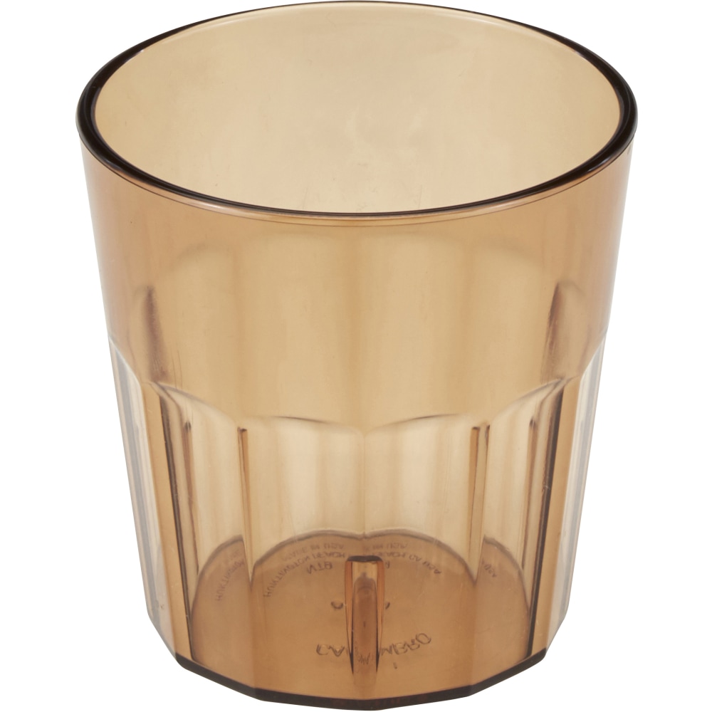 Cambro Newport Styrene Tumblers, 9 Oz, Amber, Pack Of 36 Tumblers MPN:NT9153