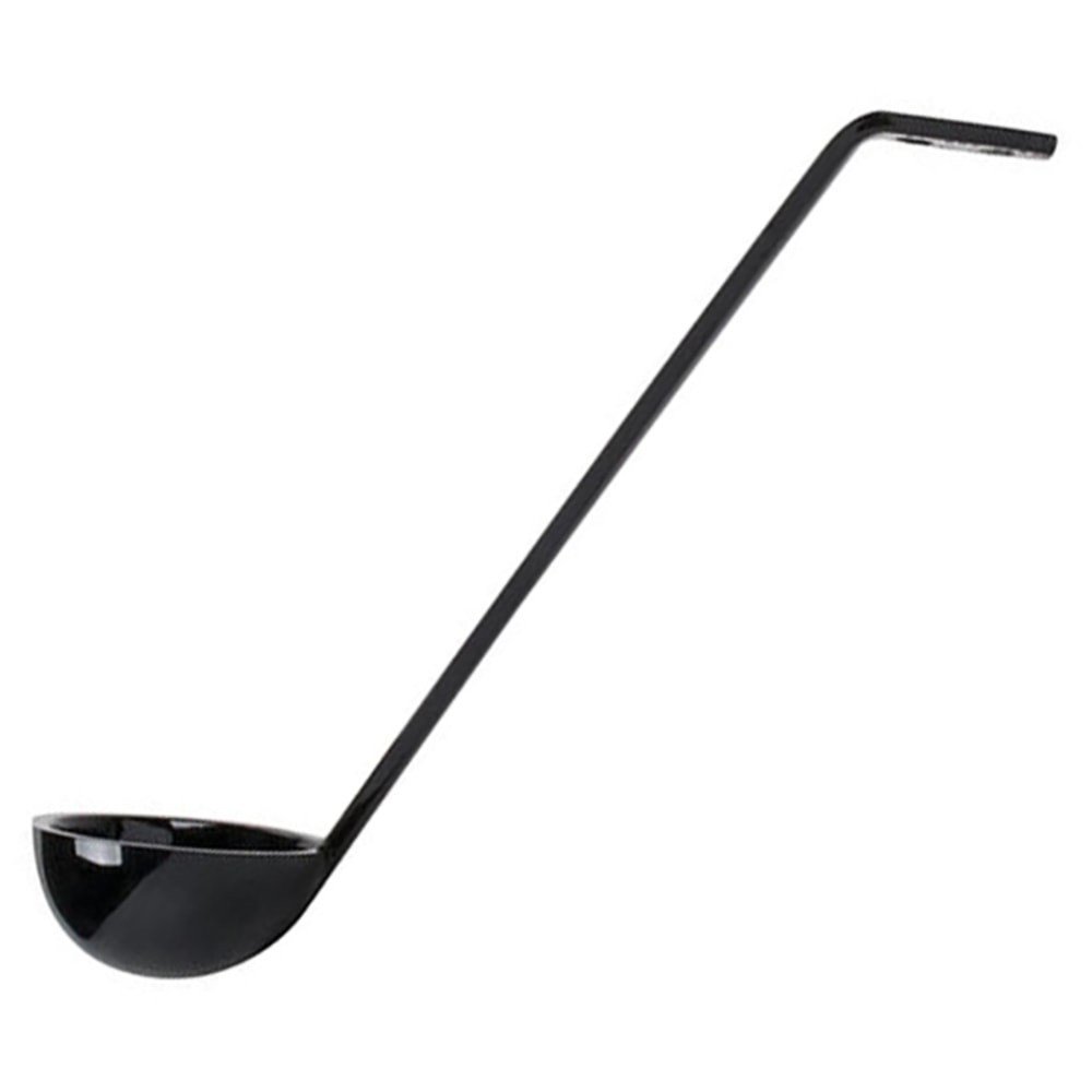 Cambro Camwear Plastic Serving Ladles, 0.75 Oz, 8-1/2in, Black, Pack Of 12 Ladles MPN:LD85110